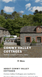 Mobile Screenshot of conwyvalleycottages.co.uk